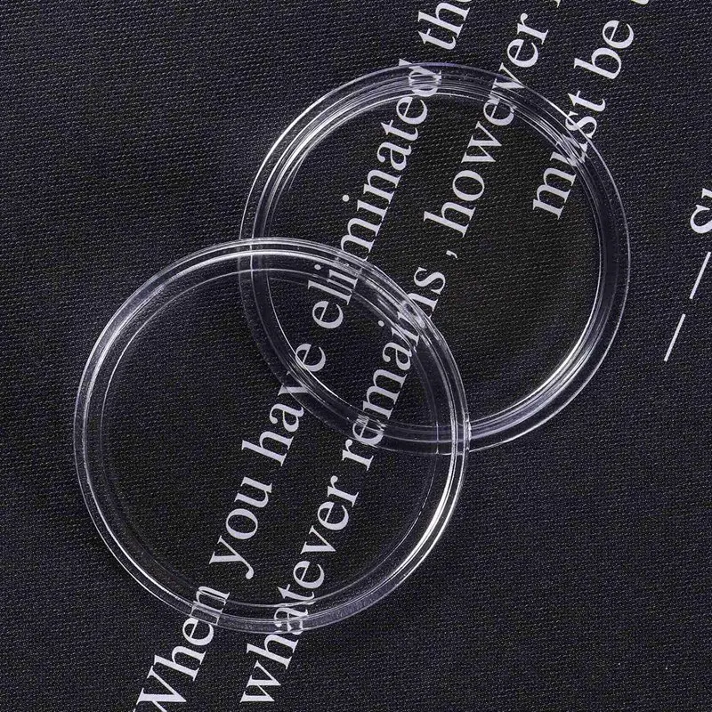 Hot-46 Mm Coin Capsules Holder And Protect Gasket Coin Holder Case Box For Coin Collection Supplies (8 Sizes, 60 Pieces)