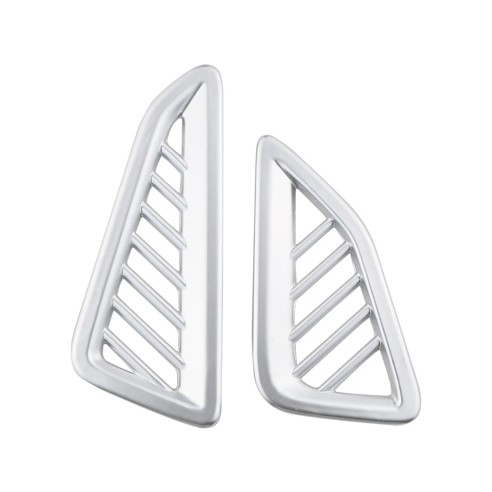 For Toyota Corolla Cross XG10 Hybrid 2021 - 2025 LHD Front AC Outlet Cover Frame Air Conditioning Vent Sticker Trim ABS 2 Pcs