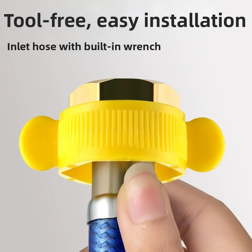 Universal G1/2 Inch Faucet Braided Water Pipe 20/50/80cm Stainless Steel Faucet Inlet Hose High Pressure Explosion-Proof