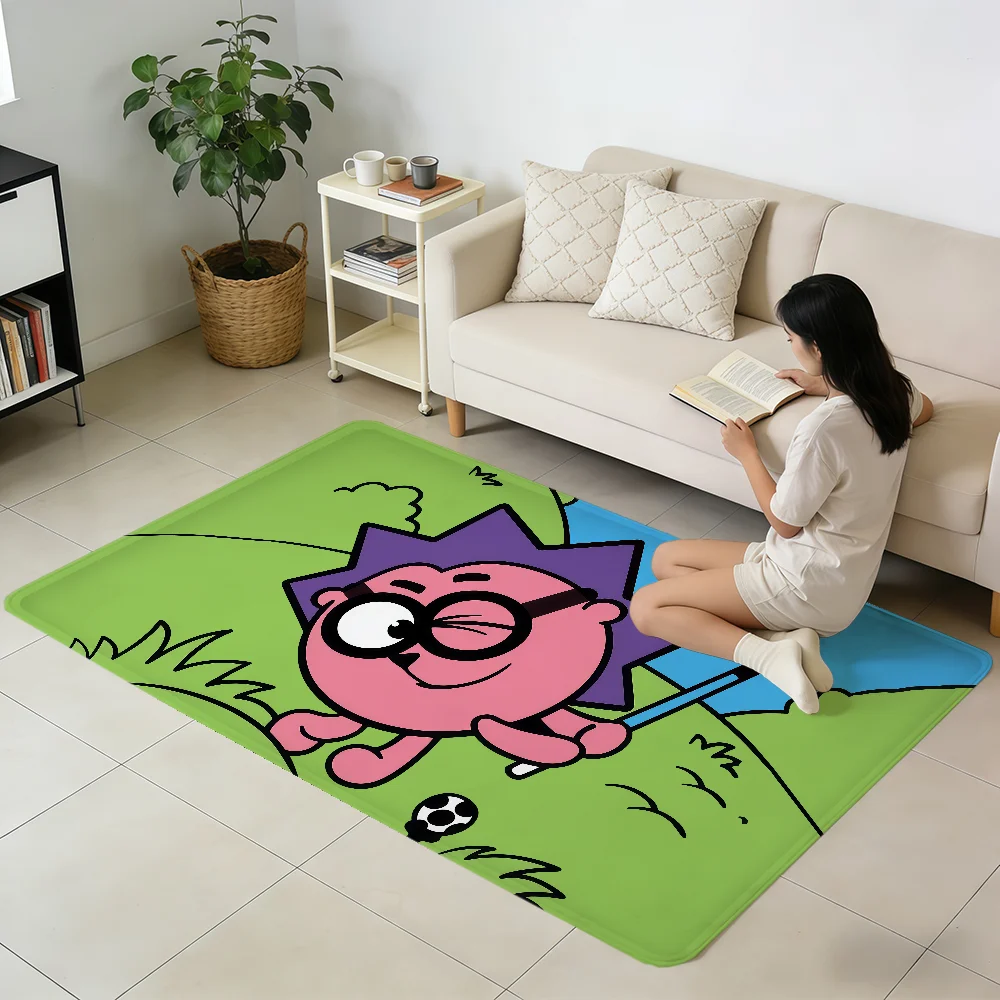 funny cartoon k-KikoRiki Smeshariki Chiko Door Mat hogar Rug Kitchen Bath Floor Mat Hallway Balcony Carpet Entrance Decor Home