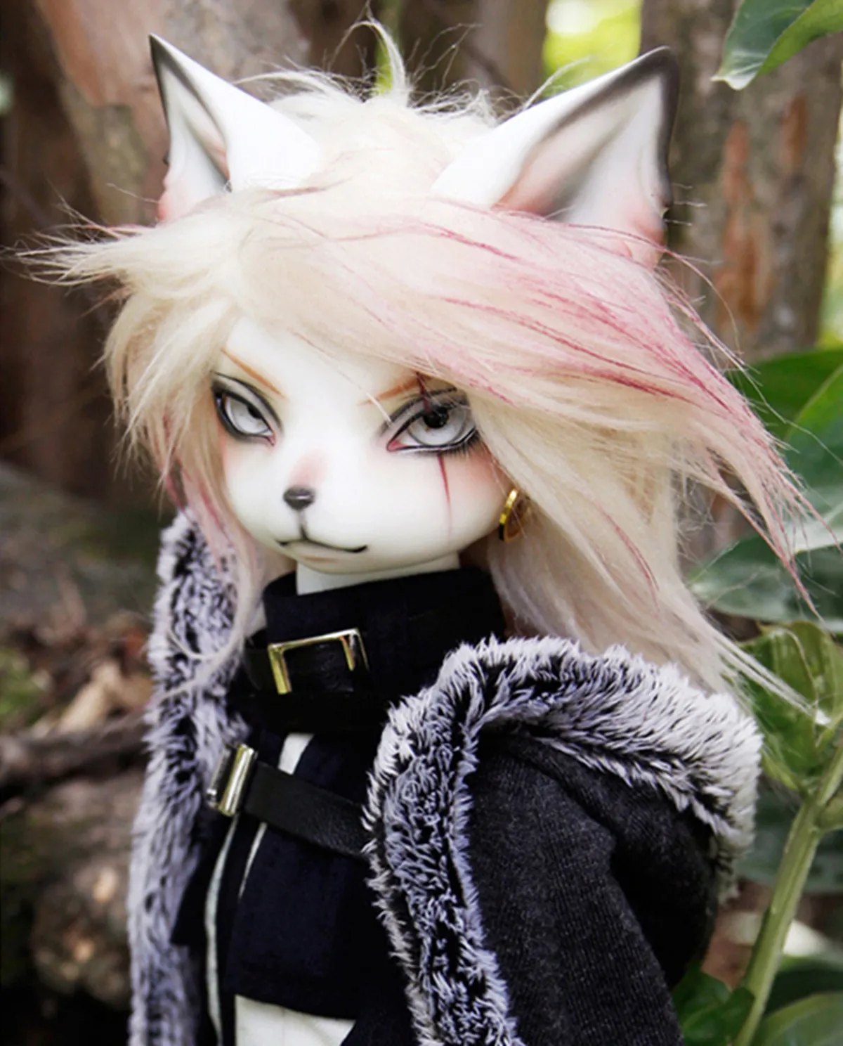 ตุ๊กตา BJD รุ่นใหม่ รูปสัตว์ หมาจิ้งจอก โอสการ์ ตัวมีกรงเล็บ ขนาด 1/4 ทำจากเรซิ่น ตุ๊กตา reborn แบบ free sd พร้อมแต่งหน้า