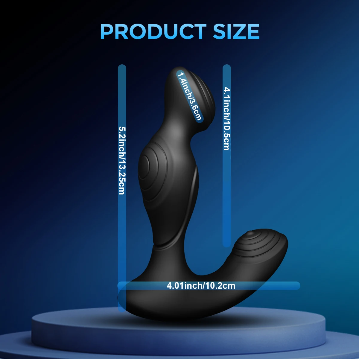 HESEKS Vibrating Prostate Massager Anal Vibrator Butt Plug with Remote Control Adult Sex Toys for Men and Couple 18+