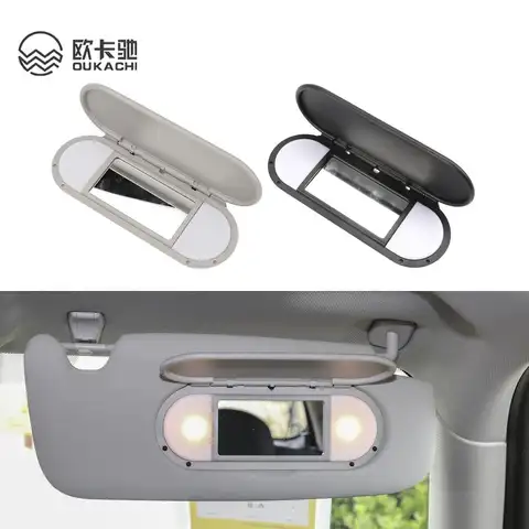 Car Sun Visor Mirror Cover Sunshade Makeup Mirror Cover Accessories Replacement For BMW Mini Cooper F54 F55 F56 F60 2015-2022