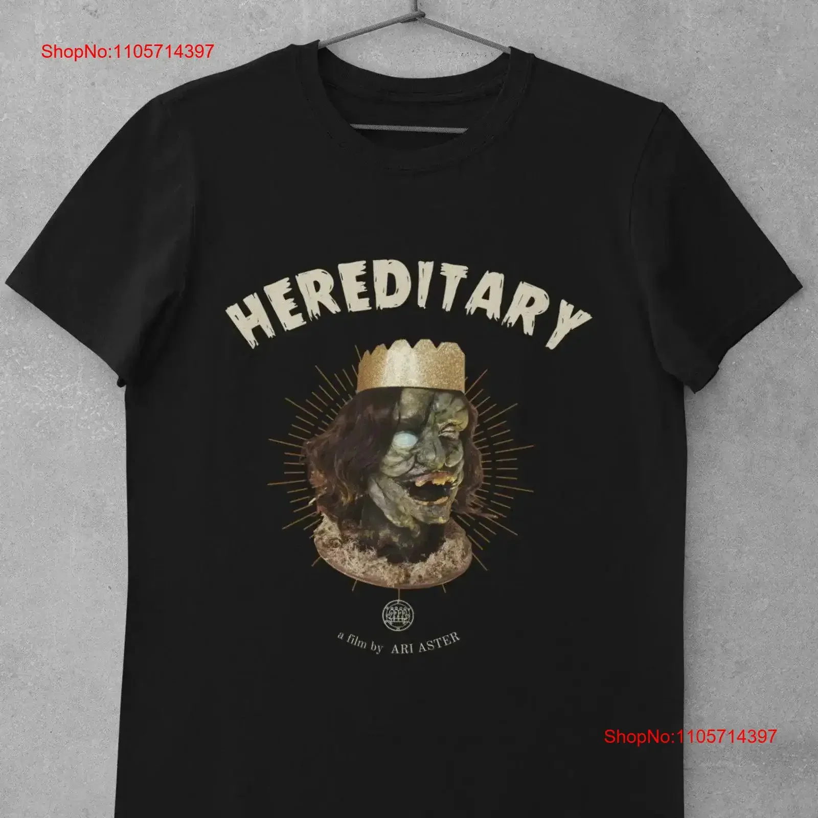 HEREDITARY T Shirt Horror Cult Paimon vintage Washed designer clothes Breathable homme Casual graphic Top For Everyday Wear