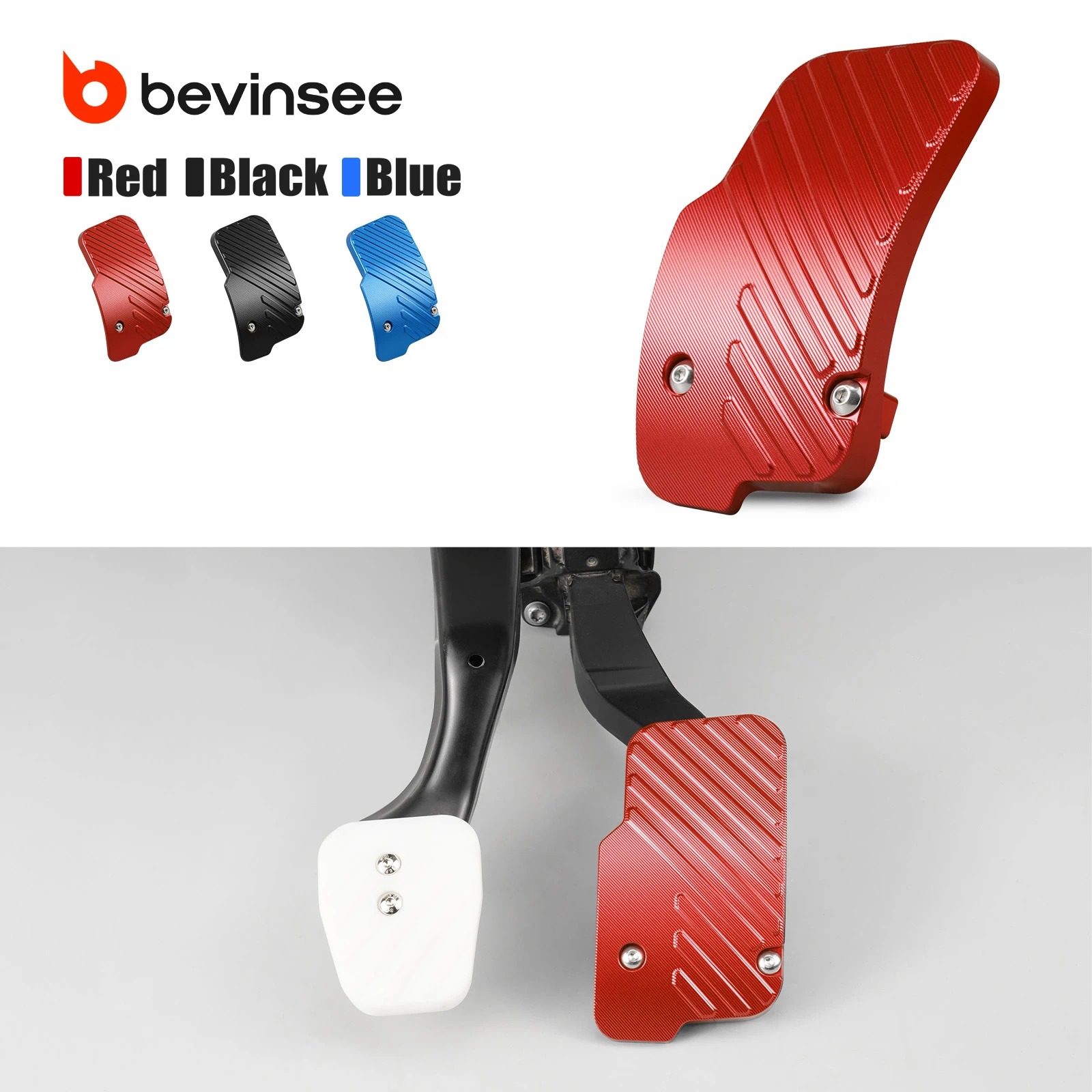 

BEVINSEE Accelerator Extension Pedal for VW for MK7 Golf 1.4 1.8T for MK8 MK7 GTI/R 2.0T,for MQB/for MQB Evo Manual Transmission