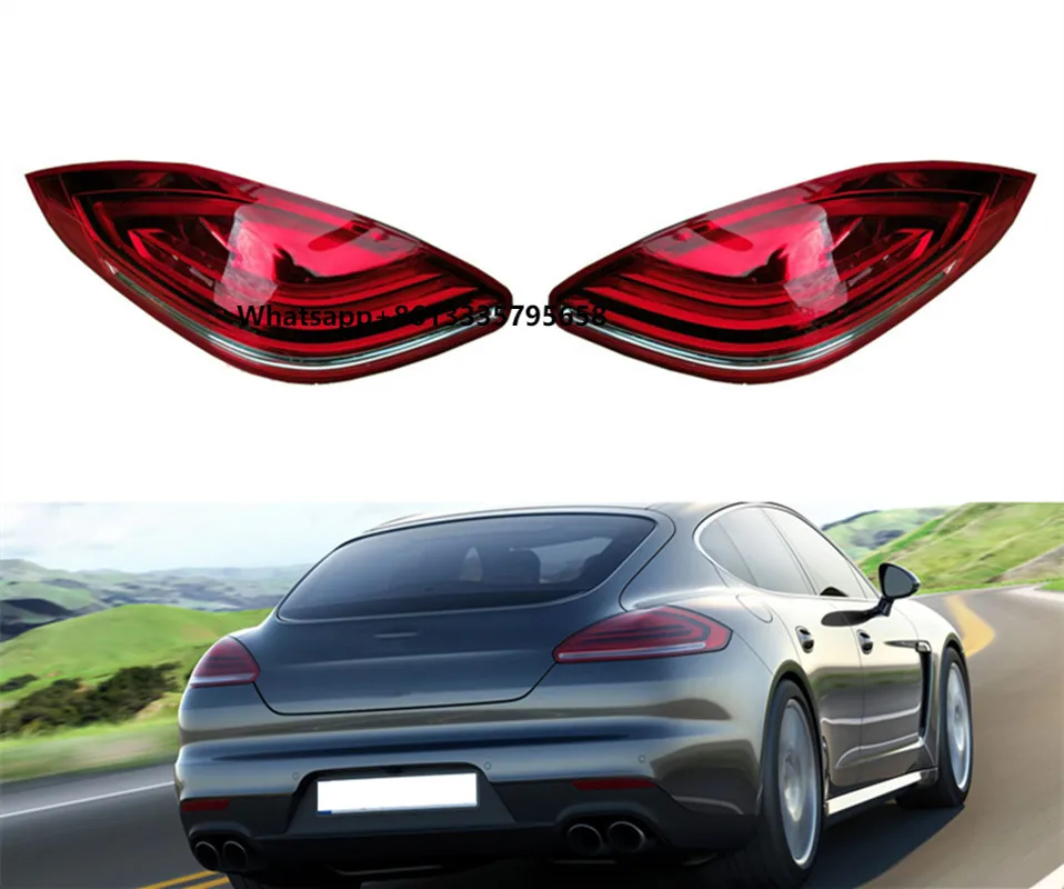 LED-Rücklicht-Baugruppe für Porsche Panamera 970.2 2014–2016, Xenon- und Halogenbremsen-Blinker- und Signalanzeige-Ersatz