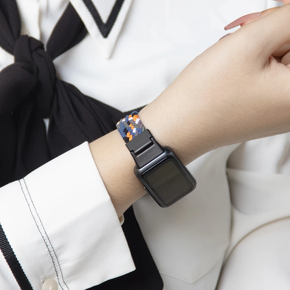 Return Braided Slide Buckle Strap For Honor Band 4/5 Quick Release Lightweight Nylon Replacement Sport Smartwatch Band Unisex