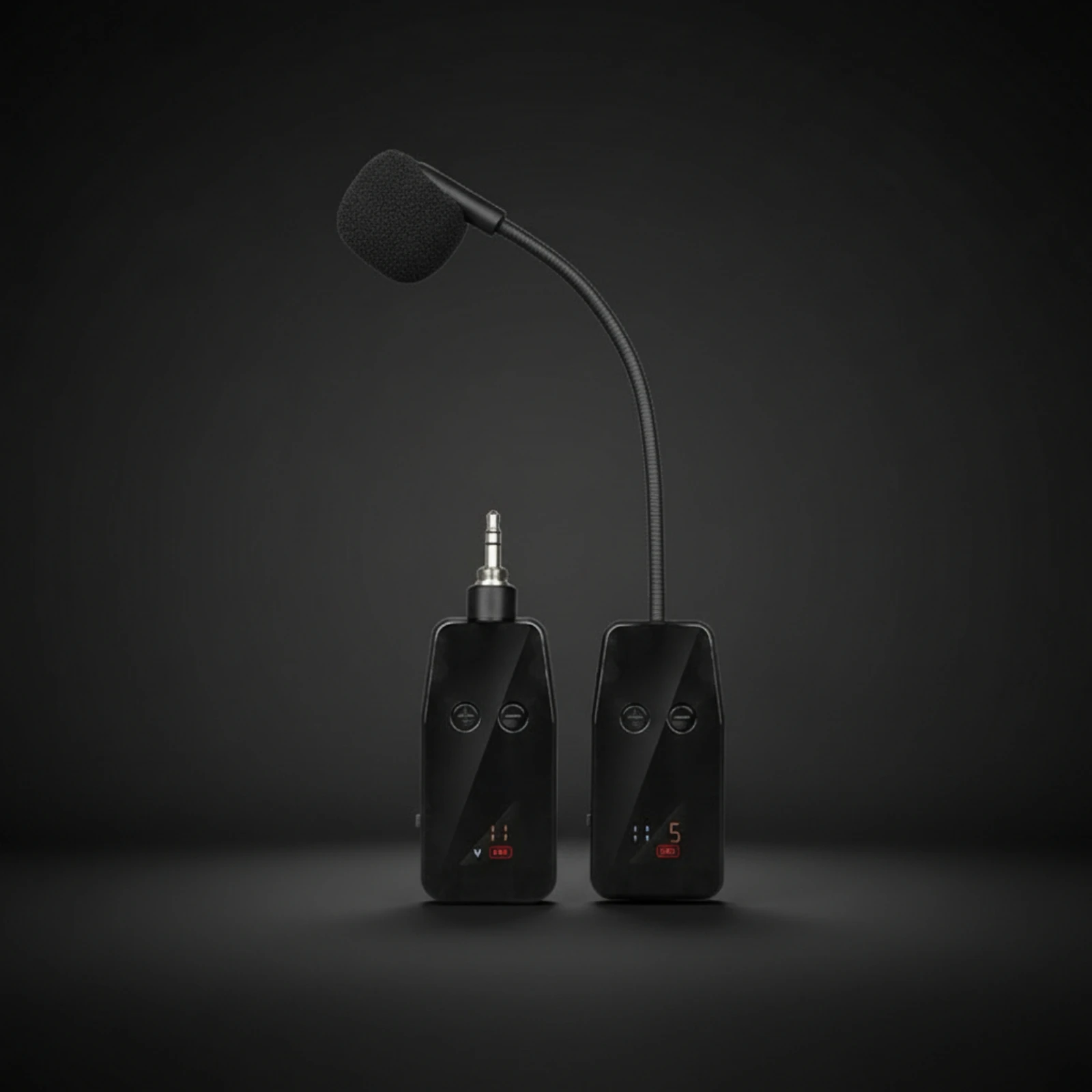 Wireless Headset Audio Transmitter System Rechargeable Wireless Audio Transmitter System Bodypack Transmitter Compact