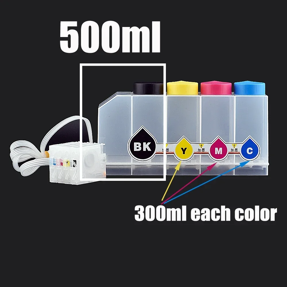 4 Colors CISS Ink System Ink Cartridge with Permanent Chip for HP 7720 7730 7740 8210 8216 8710 8715 8720 Printer