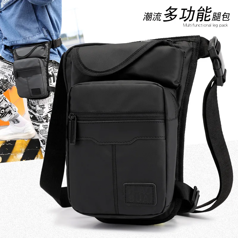 FashionTactical Cycling Leg Bag Multifunctional Waterproof Outdoor Sports Waist Chest Bag Crossbody Shoulder Bag Large Capacity