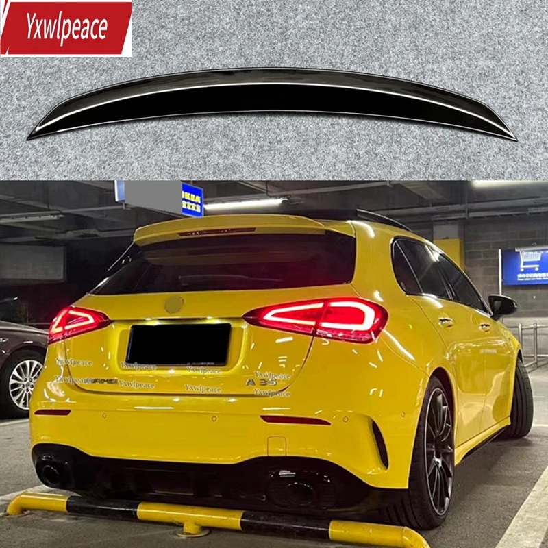 

Rear Roof Spoiler For Mercedes Benz A class W177 A180 A160 A200 A220 A250 A45 A35 Hatchback 2019 2020 2021 ABS Trunk Lip Spoiler