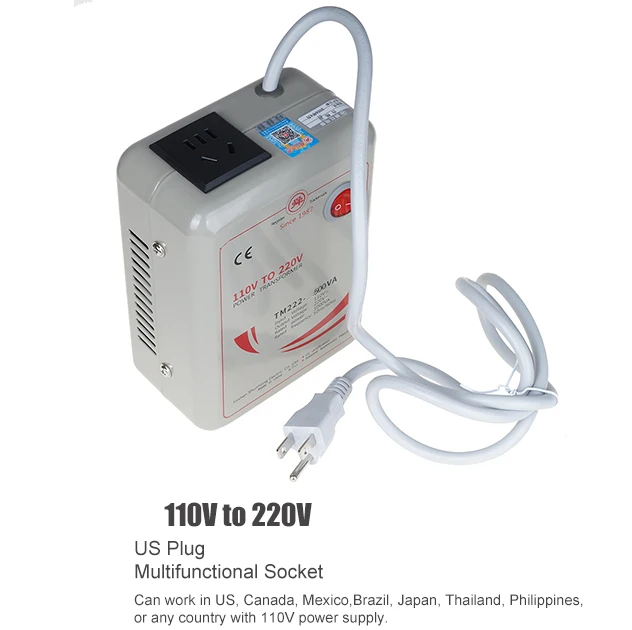 500W AC 110V to 220V Step Up / 220V to 110V Step Down Voltage 