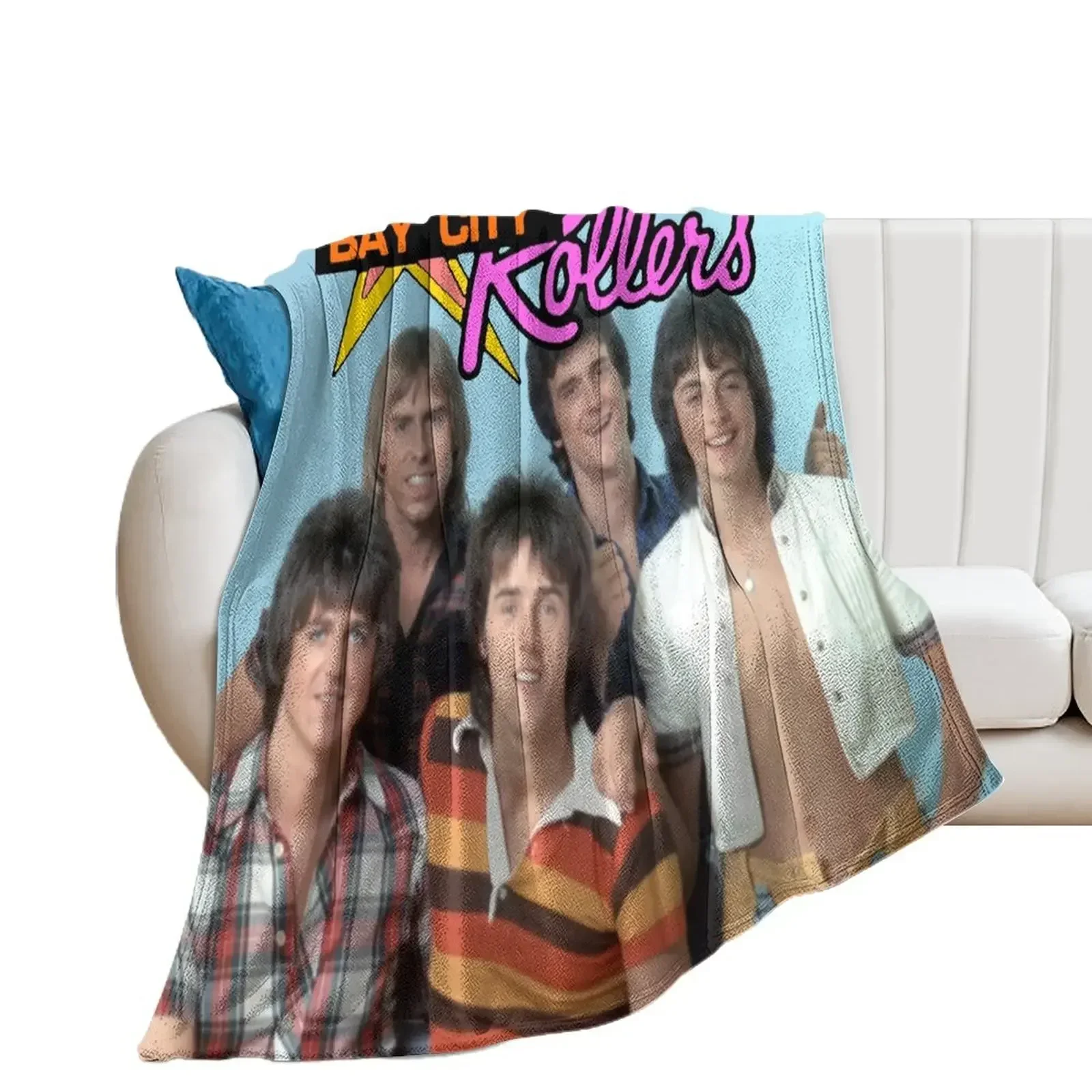 

Bay City Rollers: Star Power Throw Blanket Luxury Throw Decoratives for sofa Blankets