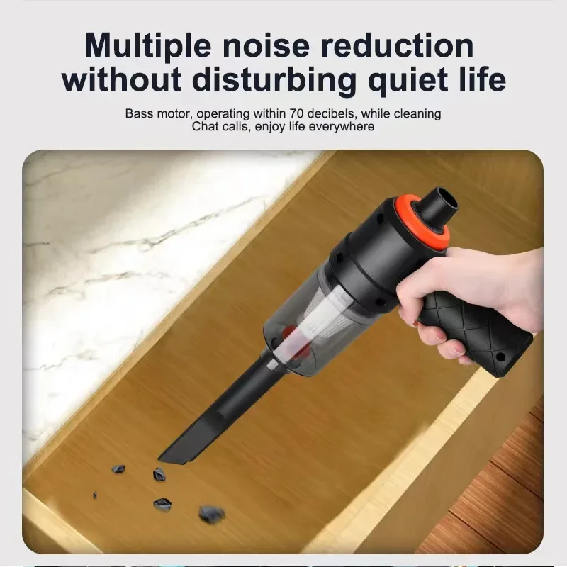 Handheld portable car vacuum cleaner for home and car dual-purpose wireless multifunctional charging vacuum cleaner