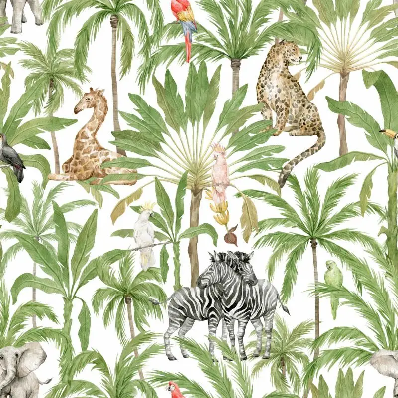Nach Amerikanischen tier deer elephant tapete für kinderzimmer kunst wand papier wohnkultur Nordic junge mädchen schlafzimmer tapete