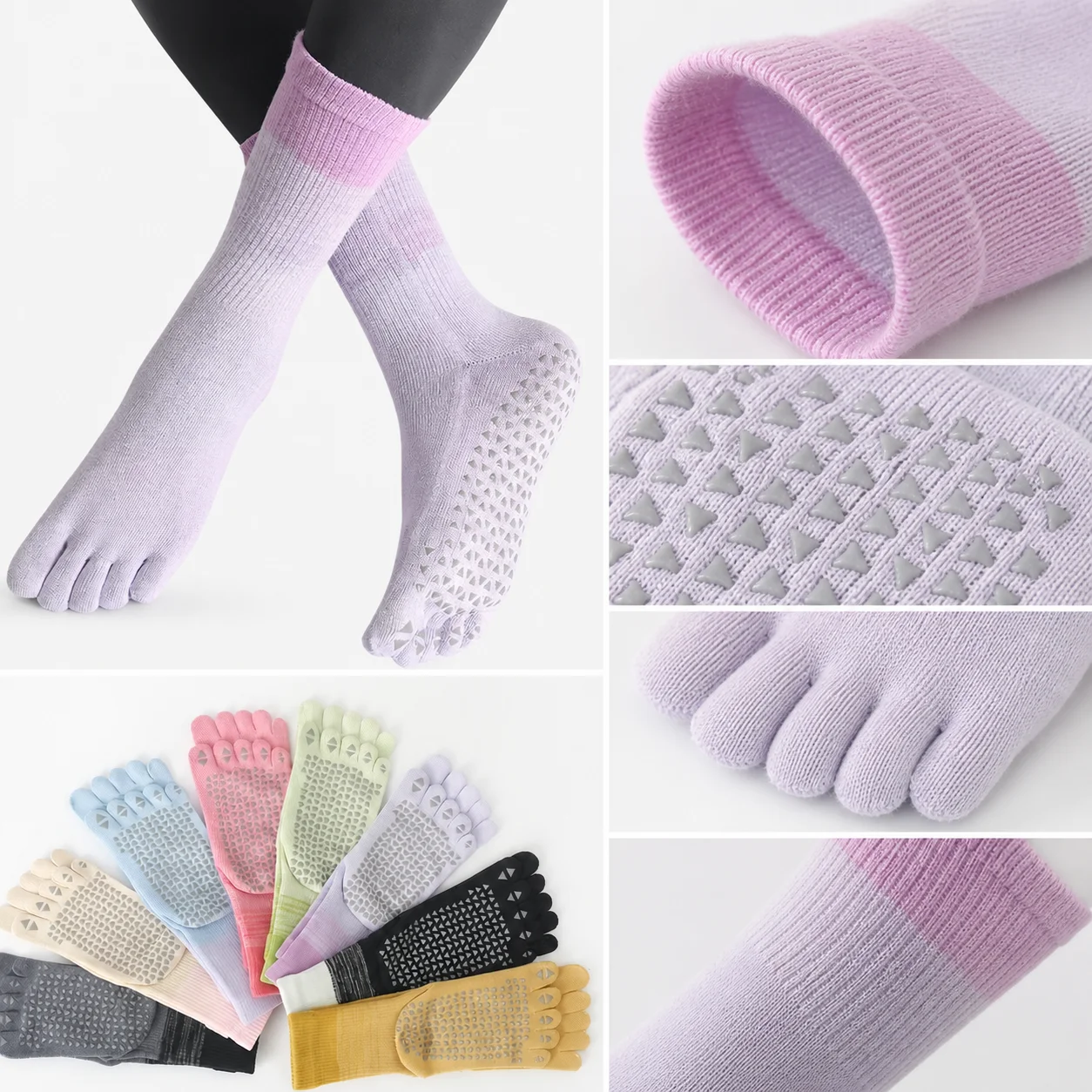 Calcetines unisex de algodón p - Pilates Yoga Etc reseña y precio