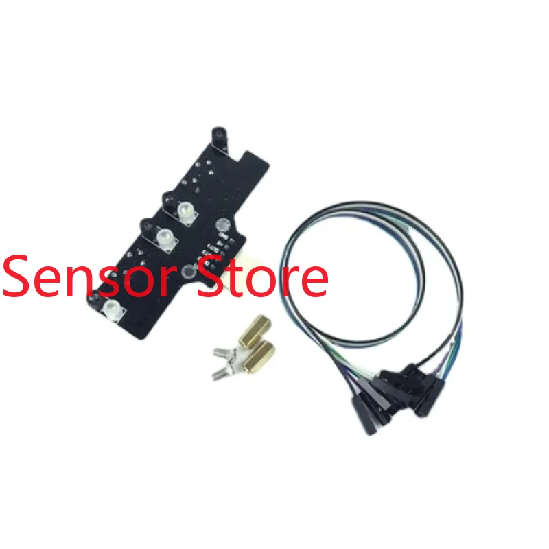 5PCS HJ-XJ4 Four-way Grayscale Tracking Module,Digital Line Patrol Sensor,Intelligent Trolley Photosensitive Line-finding Module