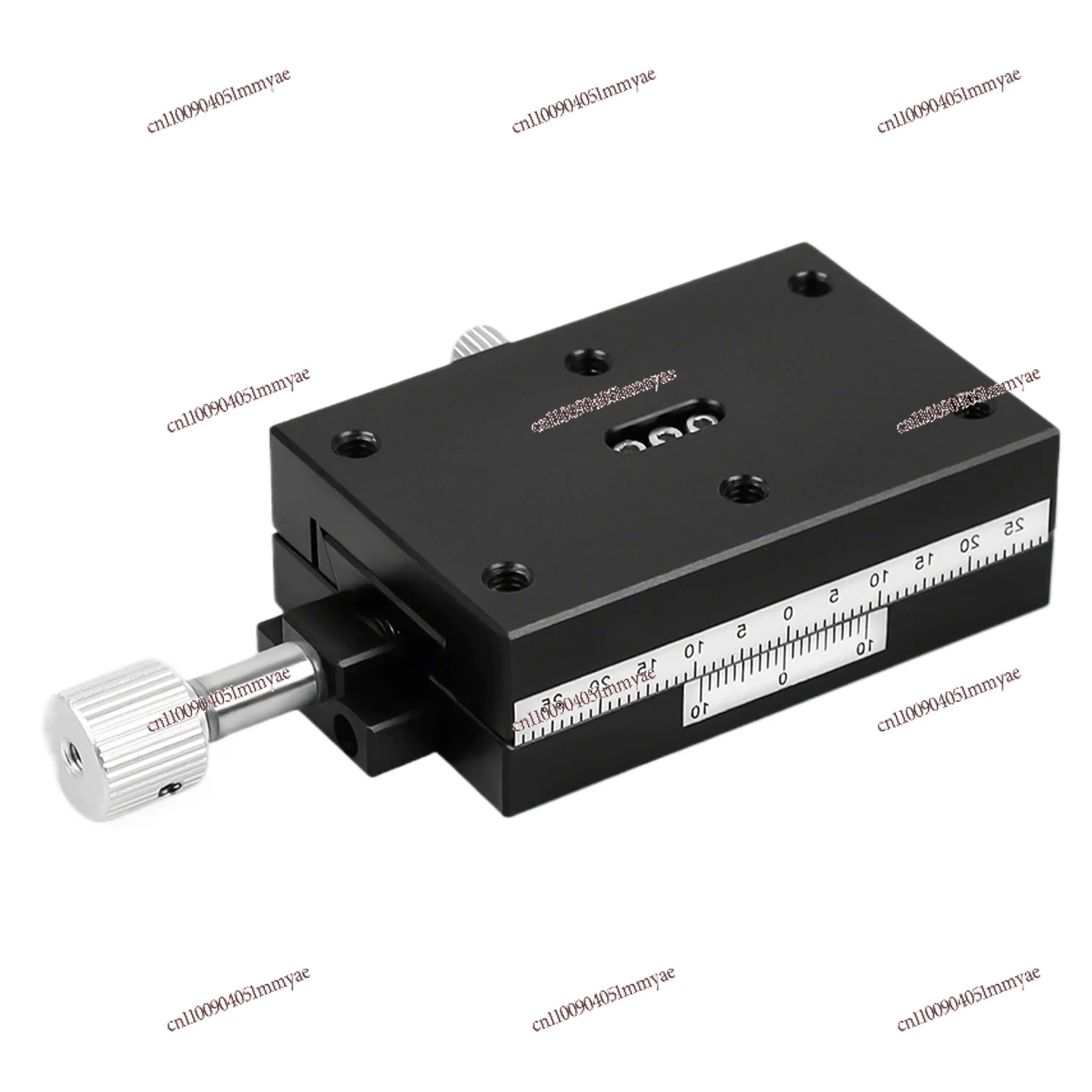 X-axis dovetail groove platform feed screw type manual slide