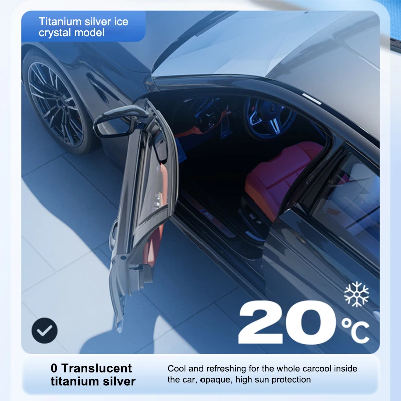 BLALION Upgraded Car Windshield Sunshade Umbrella Foldable Car Sunshade Front Window Cover for UV Ray Block Sun Heat Protection
