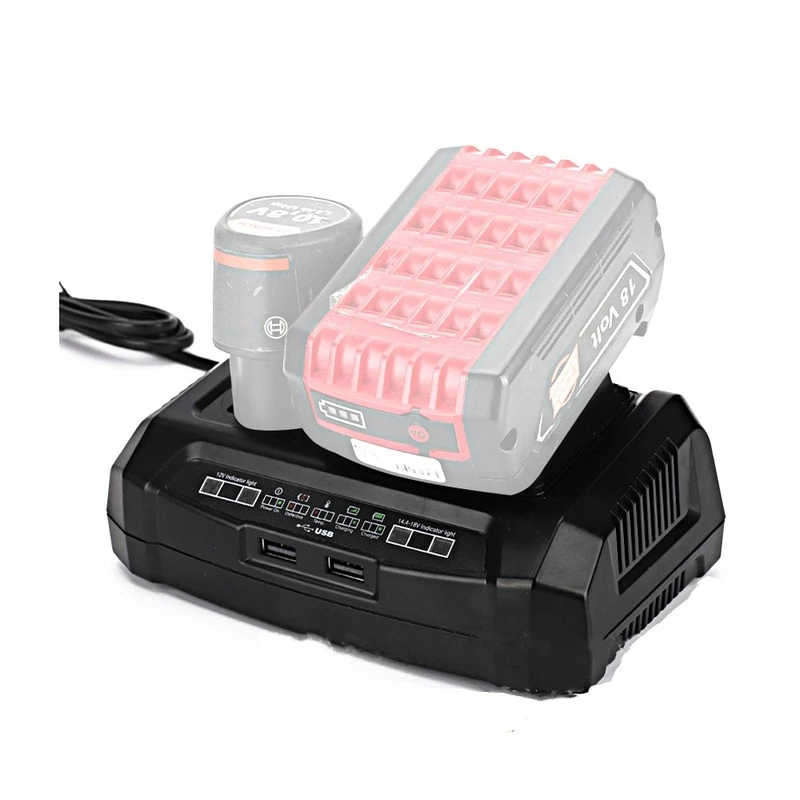 Imagem -03 - Carregador Rápido Novo do Porto Duplo de Gax1218v para Bosch 10.8v-ferramentas Elétricas de 20v Bat609 Bat609g Bat618 Bat618g Al1860cv Al1814cv Al1820cv