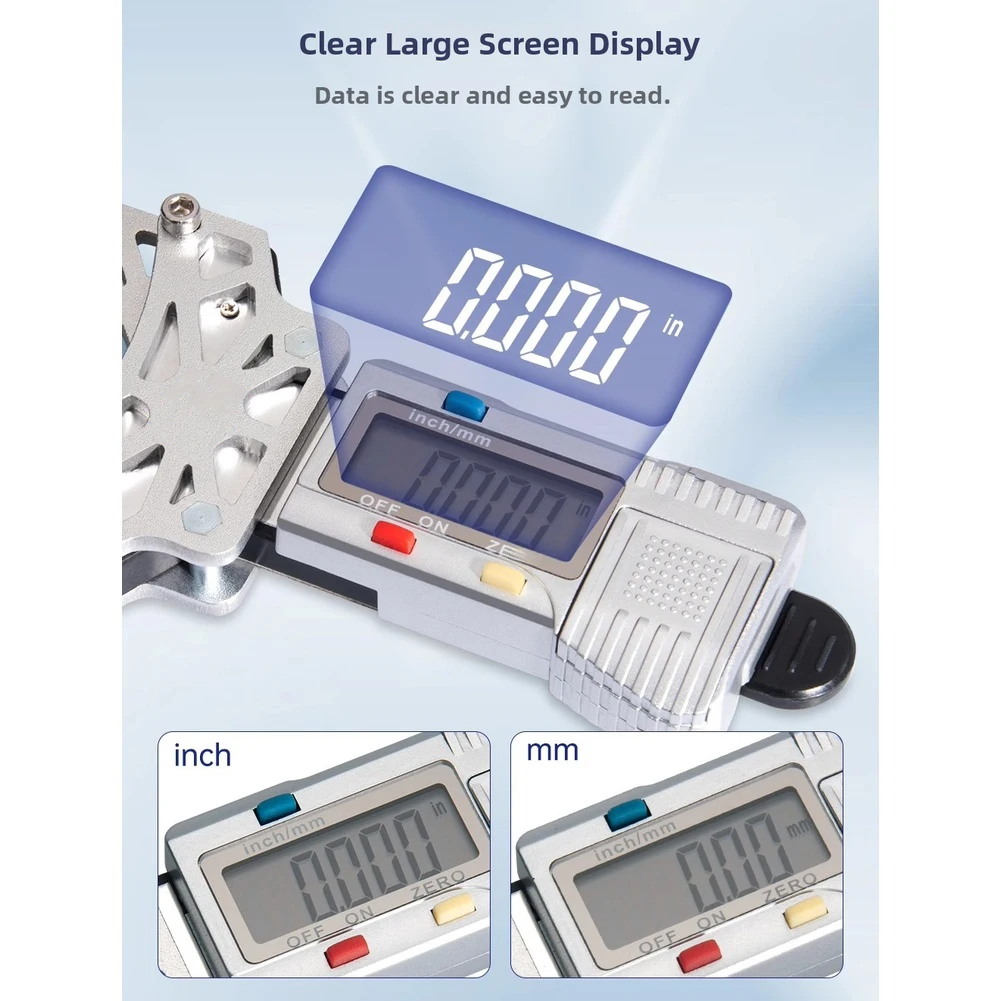 High Accuracy Belt Tension Meter FOR 3D PRINTER with Digital Display Unit Conversion Function 13 6 8 2 1 cm Aluminum Silver