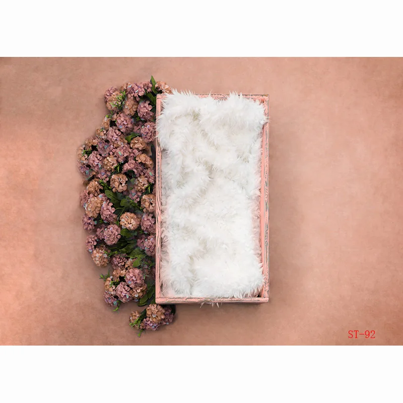 Baby neonato cesto floreale fotografia fondali puntelli bambini festa di compleanno Studio fotografico sfondo VT-12