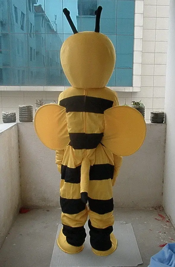 New Adult Hot Sale Foam Bee Doll Fancy Cartoon Mascot Costume Plush Christmas Fancy Dress Halloween Mascot Costume