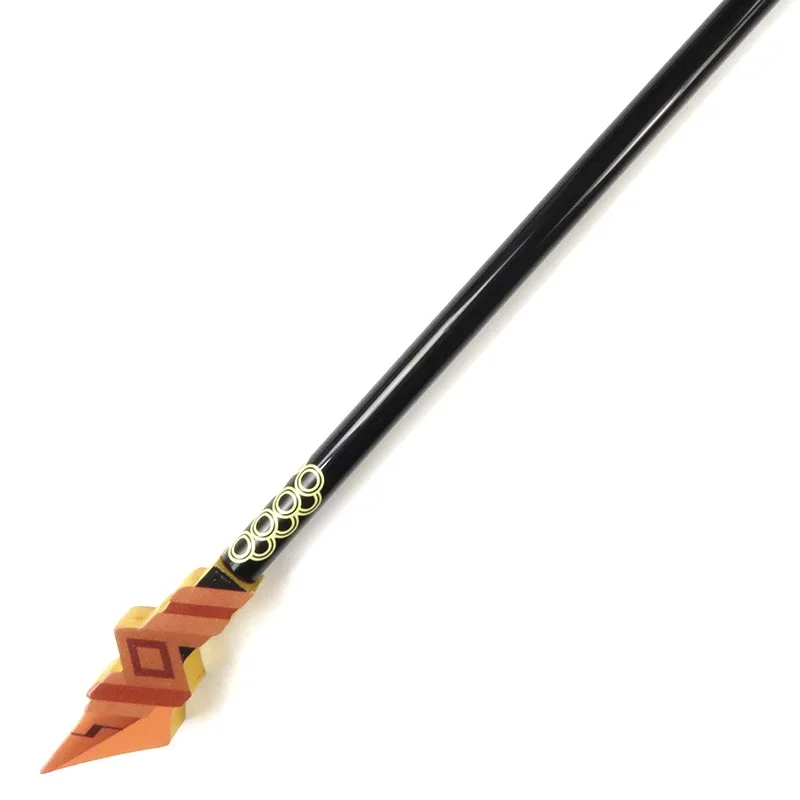 كبير Zhongli الرمح كاتانا السيف الصيني أنيمي جينشين تأثير تأثيري الدعامة النينجا الحجم الحقيقي اليابانية كاتانا الساموراي صابر لعبة طفل