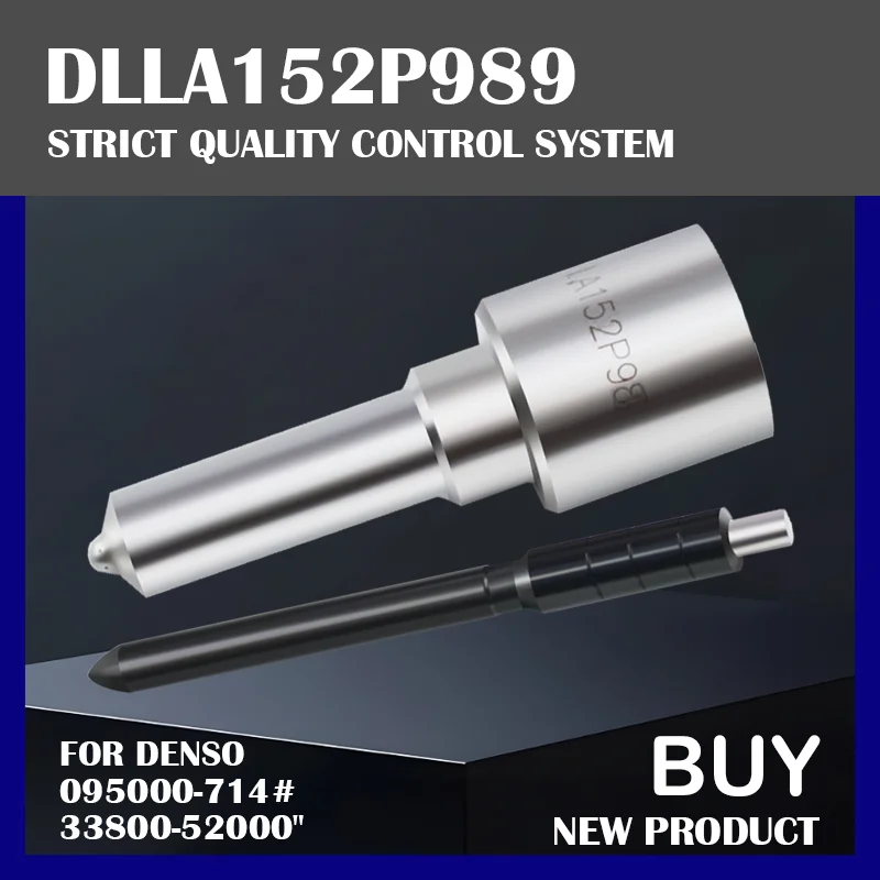 DLLA152P989 Common Rail Fuel Nozzle Diesel Injector Repair Kit Suitable For Engine Injector Model:095000-714# 33800-52000 LG1342