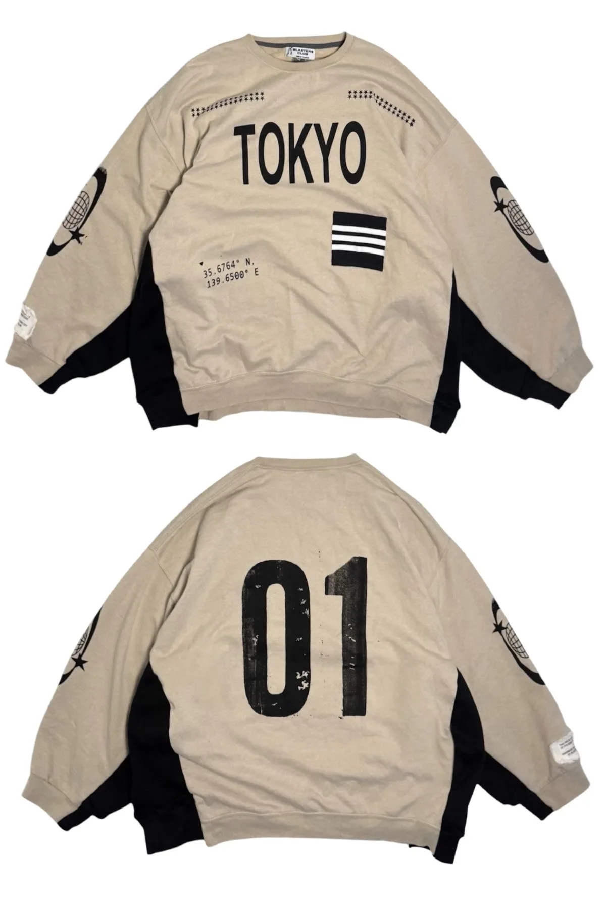 Neues Herbst-Sweatshirt mit lockerem und bequemem Buchstaben-Patch, gestreift, Damen-Sweatshirt mit Rundhalsausschnitt, leichtes Gothic-Sweatshirt für Männer und Frauen