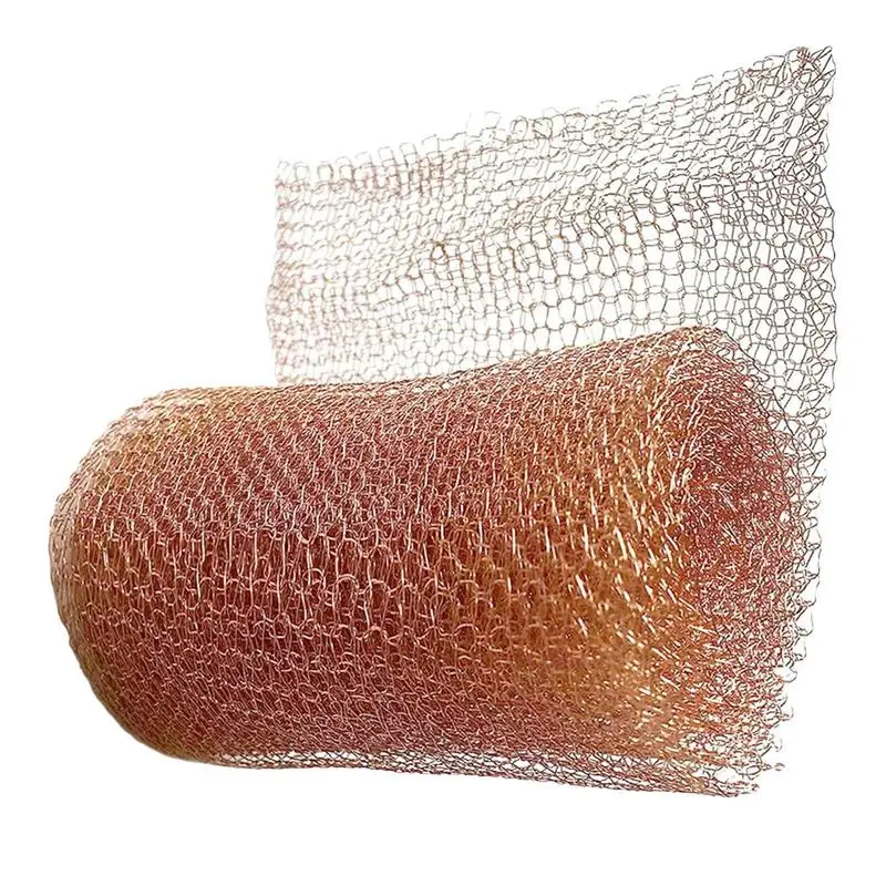 

Pure Copper Mesh Anti-snail Copper Wire Filter Sanitary Mesh Distillation Filter Food Grade Garden Supplies for Snail Control