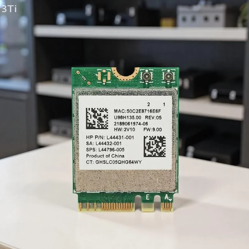 Set di schede Wi-Fi RTL8822CE M2 - Connettore IPX, 2,4 Ghz, compatibile Bluetooth, dual band 802.11ac 1200 Mbps