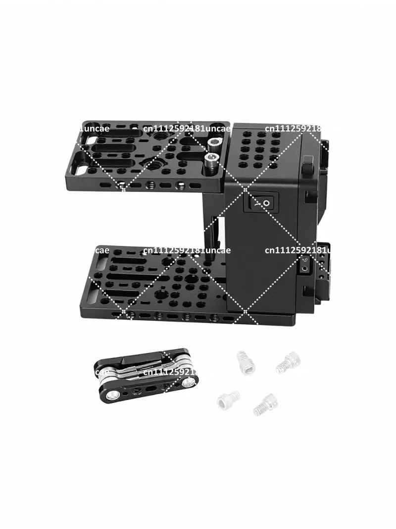 Height Adjustable Camera Cage Expansion Module 2.5-5.8in Top Bottom Cheese Plates for Video Rig