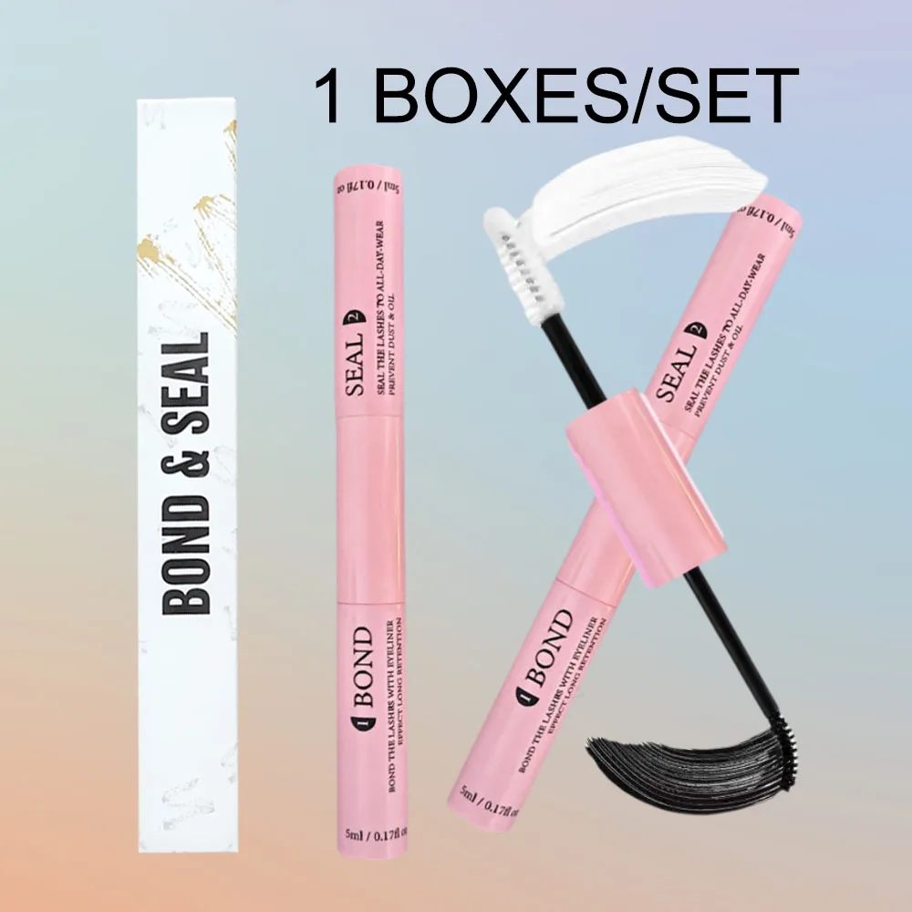 Lash Bond en Seal 10 ml individuele wimperlijm en afdichting Supersterke fixatie Wimperverlenging en wimperlijmverwijderaar 5 ml pincetset