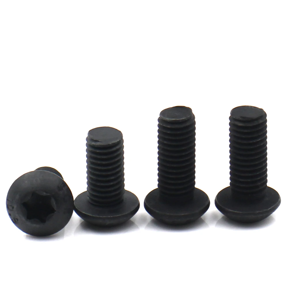 10.9 Alloy Steel Torx Six Lobe Button Head Screws GB2672 Mushroom Head Bolts Star Drive No Pin M2 M3 M4 M5 M6 M10