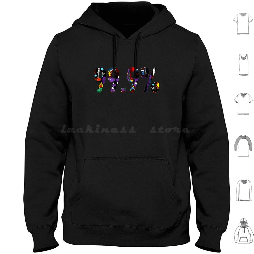 99.9 Hoodies Long Sleeve Kaytranada Music Hip Hop Dj Electronic 99 9 Dance Rap Album Kaytra Anderson Paak Bubba Hiphop