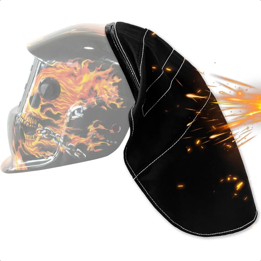 

Welding Helmet Cover Welding Helmet Extended Head Back Cover with Pr Fit Seal Welding Hood Accories Provide Comprehensive Prote