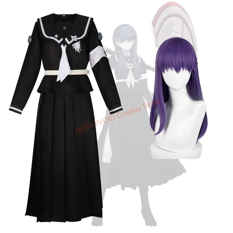 

Hundred Line Sizuhara Hiruko Cosplay Costume Wigs Last Defense Academy Girls' Sailor Uniforms Halloween Women JK Uniform Skirt