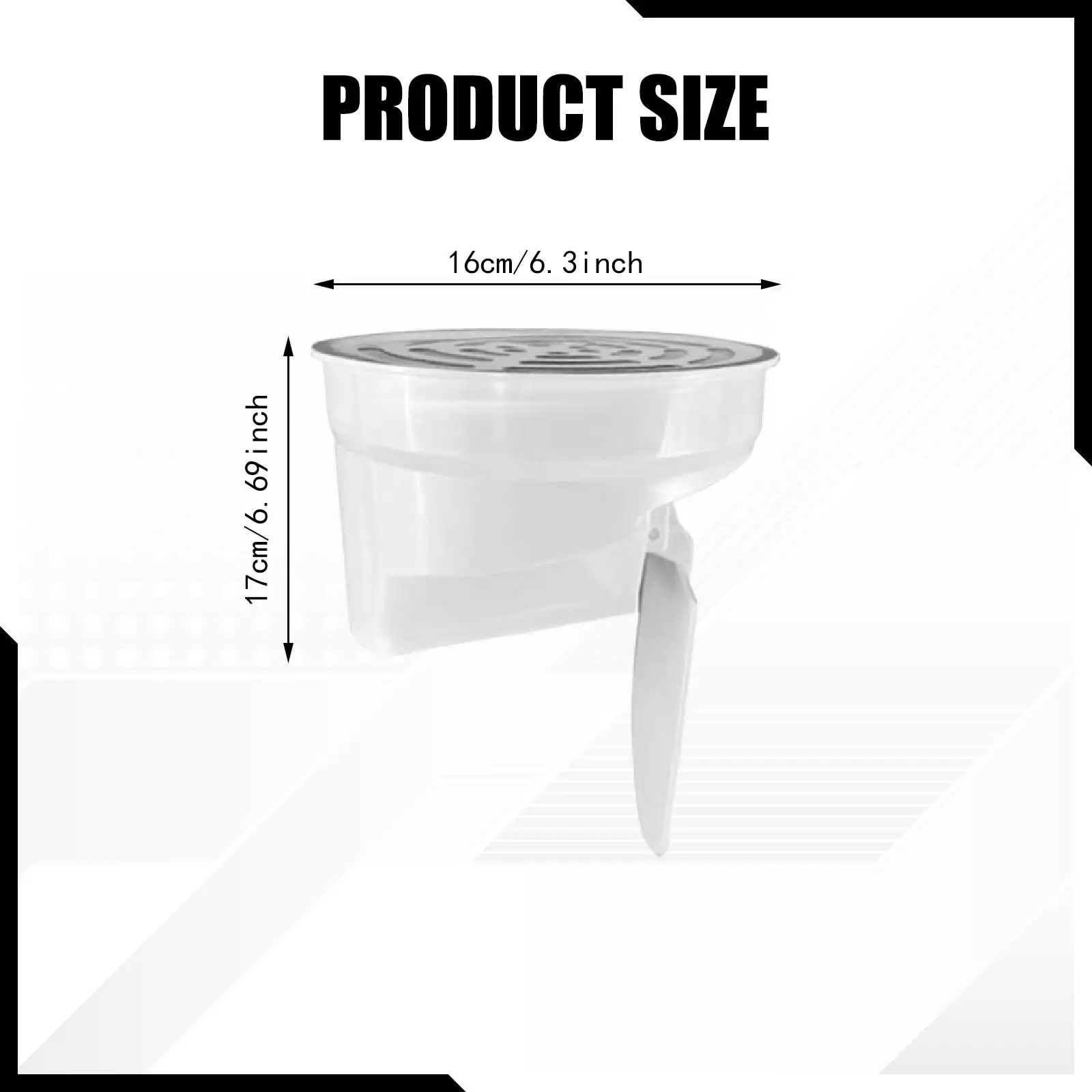 Dreno de chão inserção backflow preventer à prova de vazamento confiável fácil instalação para jardim varanda porão acessórios de cozinha