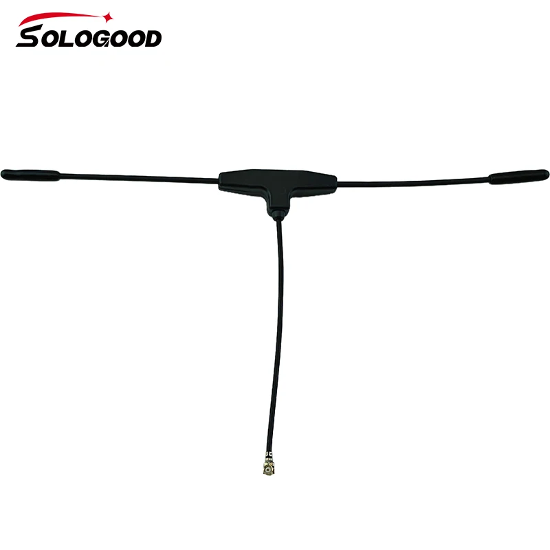SoloGood Ricevitore ELRS 750 MHz 868 MHz con antenna tipo T MCU ESP8285 50 mW Potenza di telemetria per RC Racing Drone
