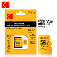 KoDak micro tf SD Card 32GB 64GB Memory Card Real Capacity flash card Class 10 128GB 256GB TF Card High Speed For Phone Camera