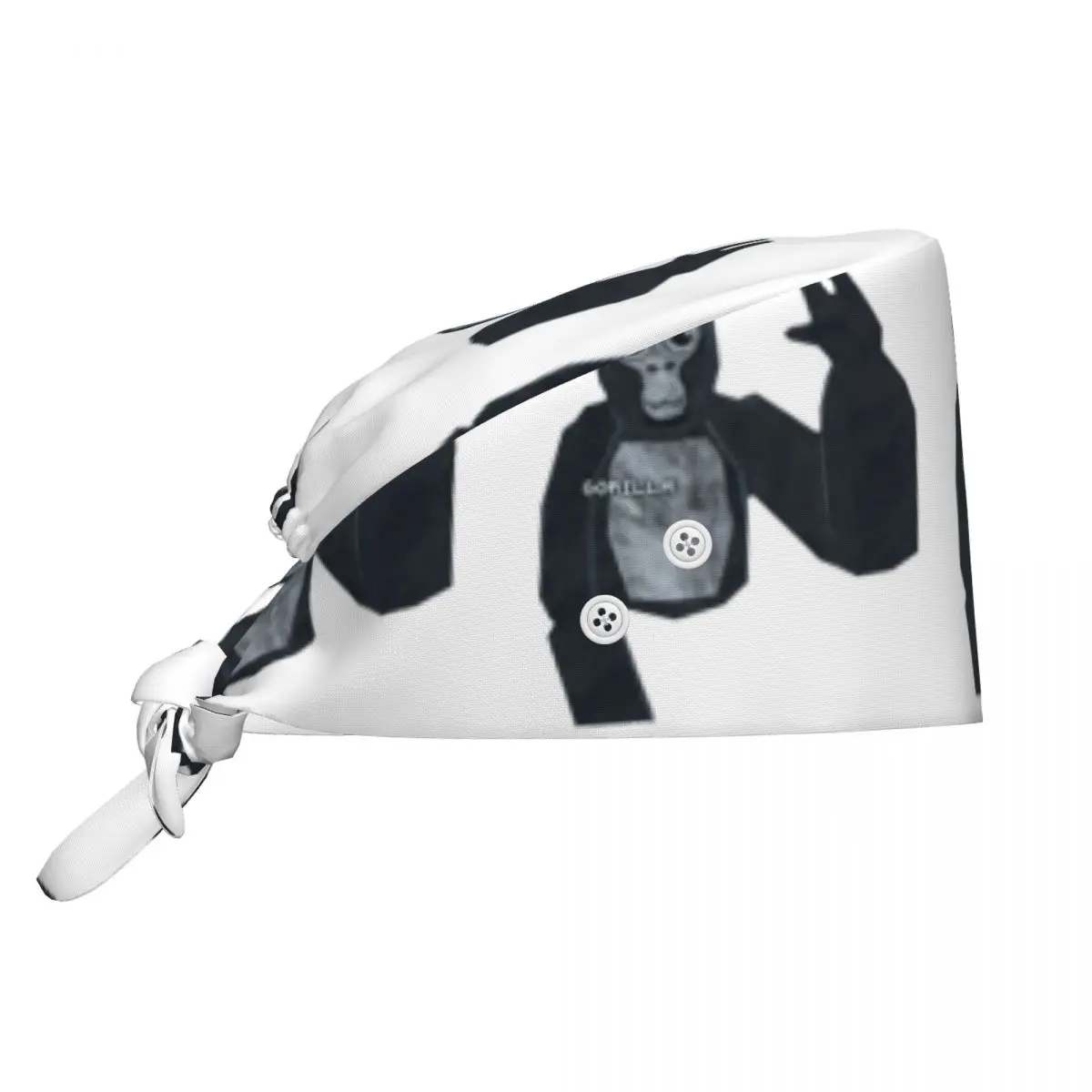 Gorilla Tag Monkey Scrub Hat, Bonnet chirurgical réglable pour hommes et femmes, idéal pour les professionnels de la santé et les dentistes