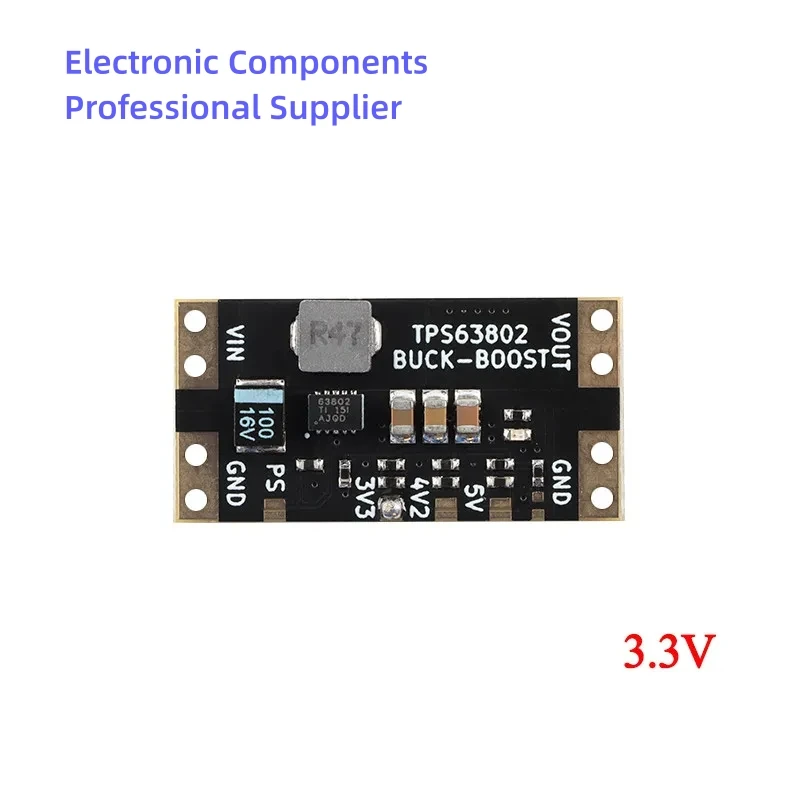 XL63802 3.3V 4.2V 5V Lithium Battery USB Automatic Voltage Regulator Step Up Down Power Module Boost Buck Board TPS63802