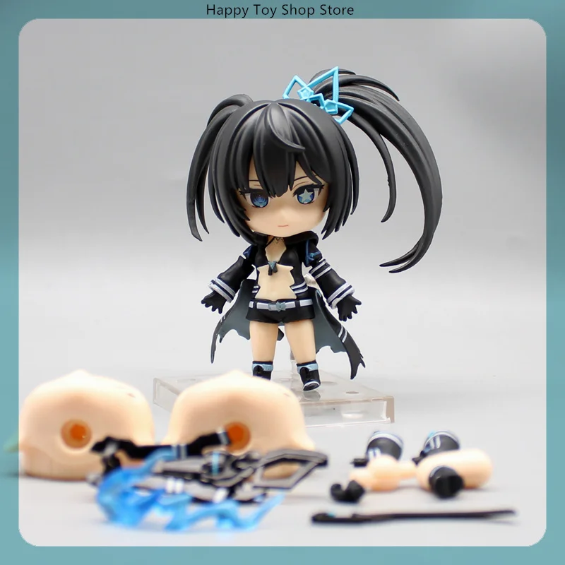 10cm Black Rock Shooter Brs Cute Edition Anime Figure Boys Collection Model Doll Desk Decoration Gk Statue Toys Gifts