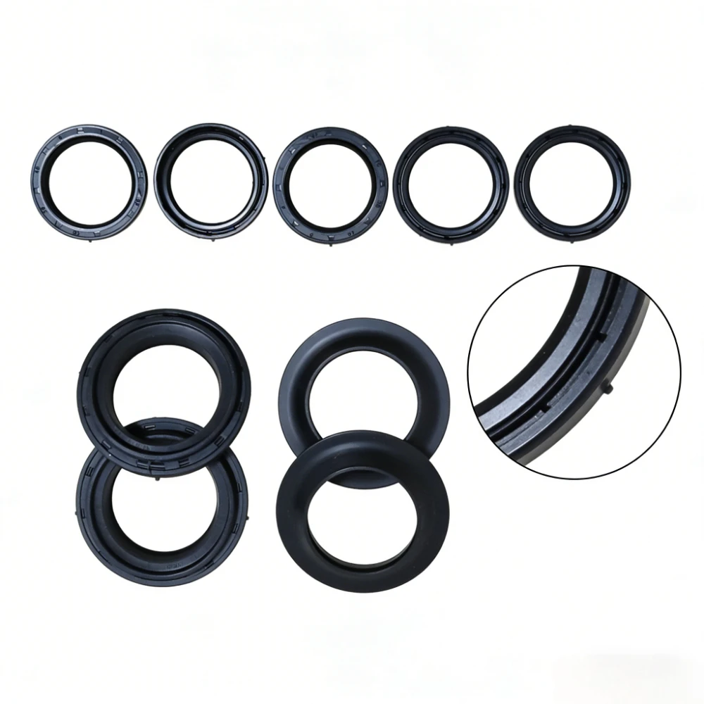 

2pc/4pc/8pc 30*42*10.5 30 42 10.5mm Front Fork Damper Oil Seal Dust Seal For Yamaha Yt175 YZ80 SR185 YTM200EK YTM200EL YTM200ERN