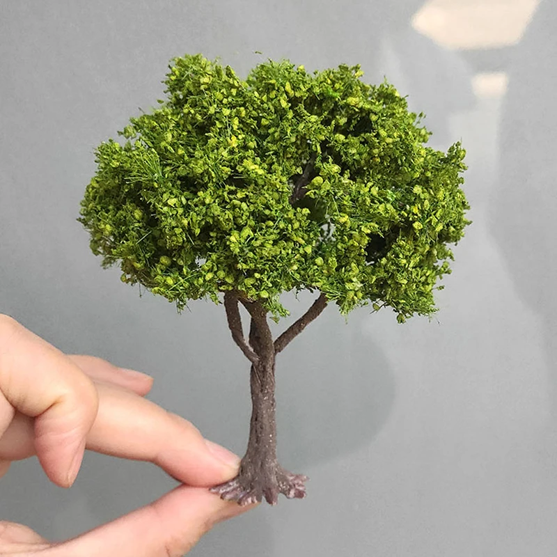 C 1pc Realistic Fruit Tree Decor, Miniature Sand Table Building Model Decoration, DIY Fruit Trees Miniature Landscape Decoration