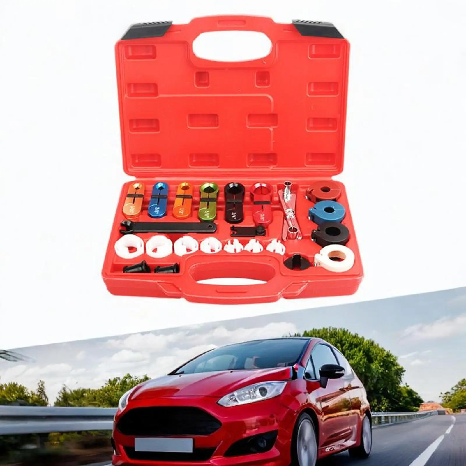 

22 Pieces A/C Fuel Transmission System Air Fuel Line Removal Tool Professional Portable Remover Universal with Storage Box