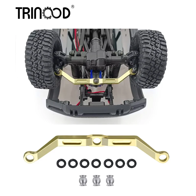 

TRINOOD 1pcs Steering Link for TRX4-M Defender Bronco 1/18 RC Crawler Car Upgrade Parts