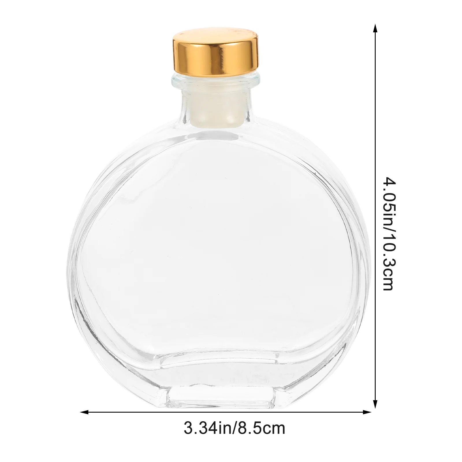 3 قطعة زجاجات ناشر الروائح الزجاجية سعة كبيرة زجاجة عطر فارغة لطاولة سطح المكتب المنزل مكتب الضروري النفط #6