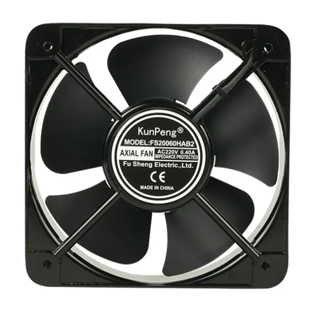 

Вентилятор охлаждения для преобразователя частоты 200 мм 220 В, прочный, из алюминиевого сплава, для вентиляции оборудования и монтажа в стойку